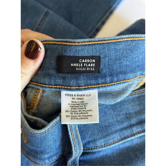 Veronica Beard Carson Ankle Flare High-Rise Jeans sz 29 - Picture 10 of 11